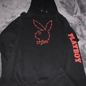 Playboy Tough Love Rabbit head hoodie